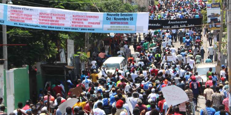 PetroCaribe Challenge: manifestation du 9 septembre en image