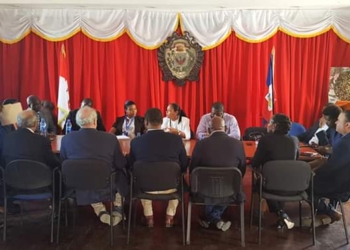 Visite de courtoisie de la Ministre du Tourisme Marie Christine STEPHENSON à la Mairie du Cap-Haïtien