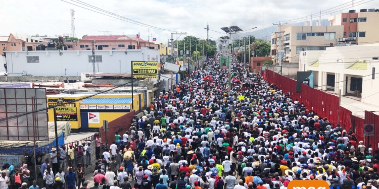 Une autre gigantesque manifestation contre Jovenel Moïse tenue à Port-au-Prince ce 9 juin