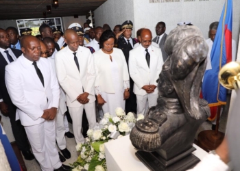 17 octobre 2019: rien qu’une offrande florale au MUPANAH pour commémorer l’assassinat de Dessalines