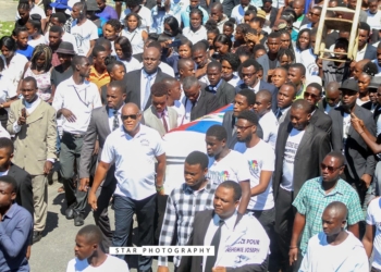 Funérailles mouvementées de Néhémie Joseph à Mirebalais ce samedi, 7 personnes blessées par balle