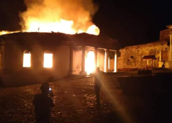 Haïti-Patrimoine : la cathédrale Immaculée Conception de Milot part en fumée