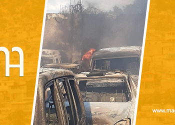 Haïti-Sécurité: Le garage de la PNH incendié