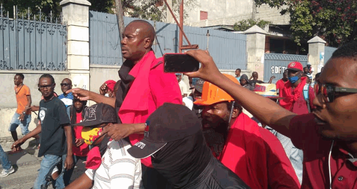 Haïti-Protestation: Pitit Desalin demande le départ de Jovenel Moïse