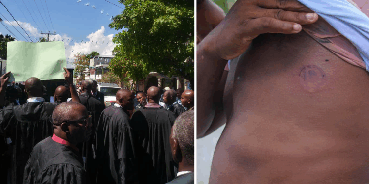 Haïti-Protestation: une manifestation d’avocats dispersée par la police de Petit-Goâve