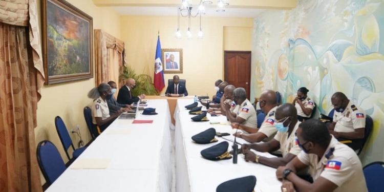 La PNH présente un plan national intégré pour sécuriser le référendum de Jovenel Moïse