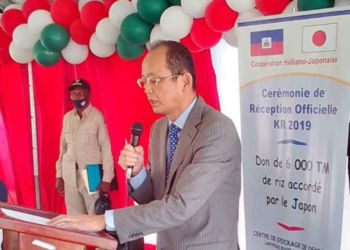Le Japon fait un don de 6000 tonnes métriques de riz au gouvernement haïtien