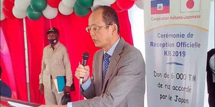 Le Japon fait un don de 6000 tonnes métriques de riz au gouvernement haïtien