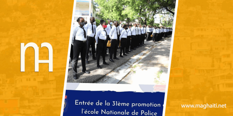 PNH : Entrée en formation de la 31ème promotion à l’Académie de Police