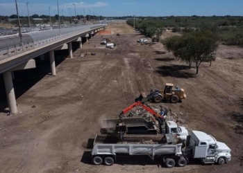 Plus de trace des migrants sous le pont international Del Rio