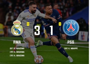 Le PSG sacrifié 3-1 par le Real Madrid