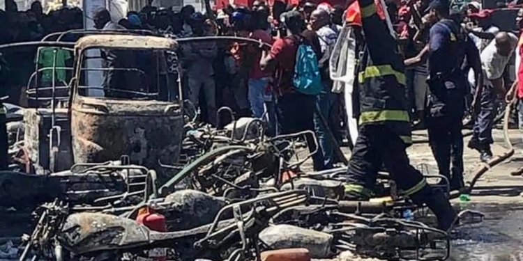 Cap-Haïtien : un incendie fait des dégâts matériels dans un centre commercial