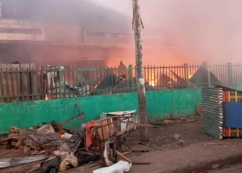 Incendie au marché Beaudouin de Jacmel