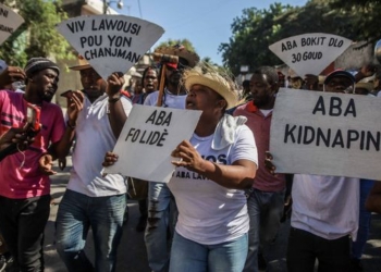 Haïti-Insécurité : la population proteste contre plusieurs cas d’enlèvement à Port-au-Prince