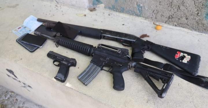 Trois armes confisquées par des agents de l’unité SWAT à Tabarre 49