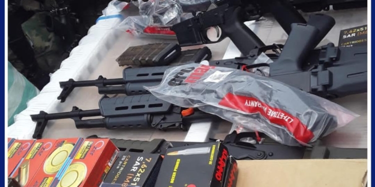 Ajan ladwann nan Pòtoprens dekouvri yon nouvo kantite zam ak minisyon