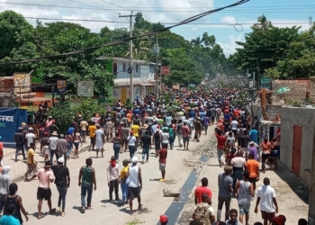 Anviwon 9 moun pran bal nan jounen manifestasyon 7 septanm lan