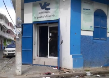 Des scènes de pillage dans un magasin de Valério Canez