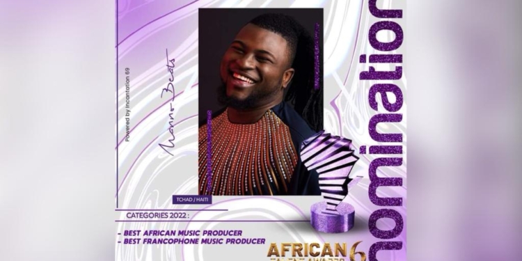 L’artiste haïtien Manno Beats nominé dans deux catégories aux African Talent Awards 2022