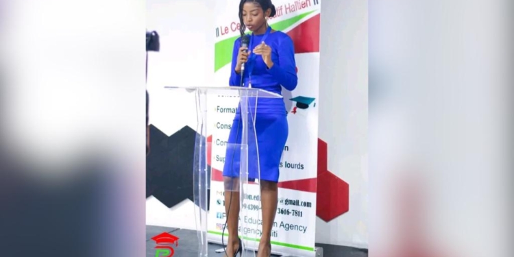 Naïcka Paul, victorieuse du concours de texte et d’éloquence organisé par la PEPA