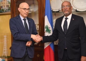 Le Haut-commissaire des Nations Unies aux droits de l’homme Volker Türk a rendu visite à Ariel Henry