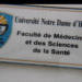 Fakilte Medsin nan inivèsite «Notre Dame» kanpe kou yo akoz kriz peyi an