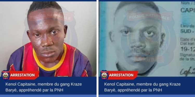 Lapolis arete Kenol Capitaine pou asasina yon ameriken epi kidnapin yon lòt