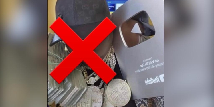 YouTube siprime chanèl chèf gang Vilaj Dedye a «Izo 5 segonn »