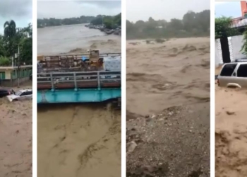 Plizyè zòn nan divès depatman peyi a leve anba dlo jodi samdi a