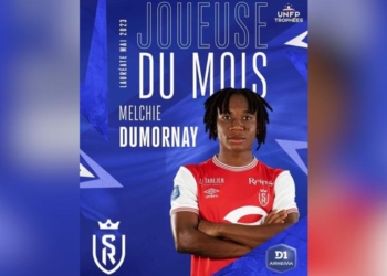 Melchie Dumornay élue meilleure joueuse du mois de mai en D1 Arkema