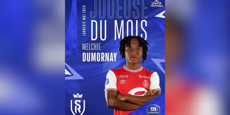 Melchie Dumornay élue meilleure joueuse du mois de mai en D1 Arkema
