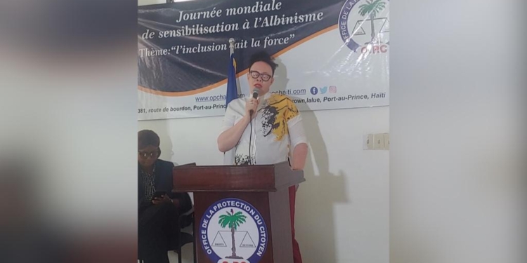 Ofis Pwoteksyon Sitwayen komemore jounen entènasyonal Albinis