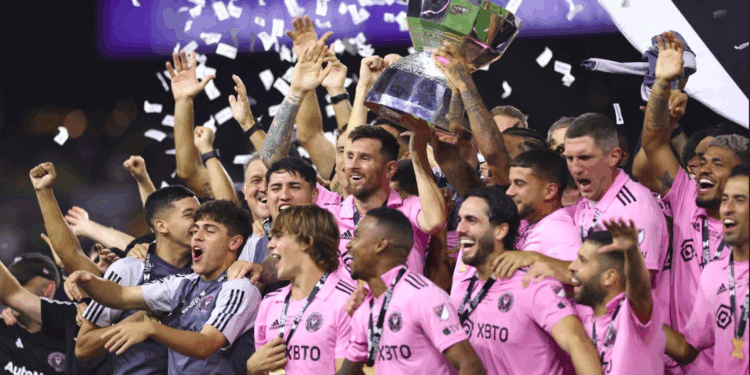 Un premier trophée pour Messi avec l’Inter Miami